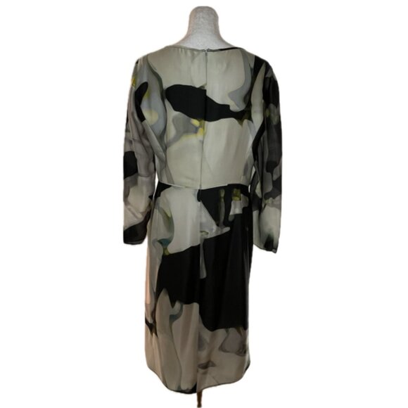 NWT - Armani Collezioni Silk Print Dress - Picture 2 of 4